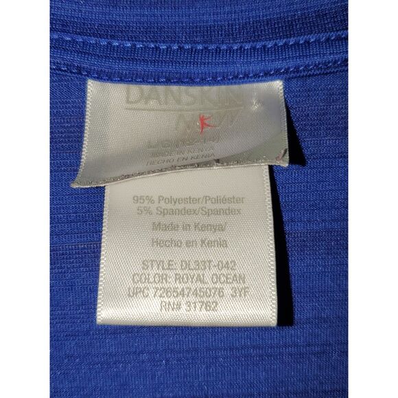 A Danskin Women's Athletic Workout Top Excercise Running Sports LG - Picture 2 of 10